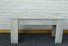 Grey Dining Table And 4 Chairs Dining Room Wood kitchen table and Leather chairs