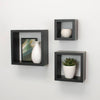 Cali Wall Floating Cube Box Shelf/Shelves Set of 3 Walls Storage Shelving Unit