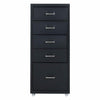 Mobile 3/4/5/6/8 Drawers Office Filing Cabinet Metal File Storage Unit w/ Wheels