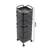 Mobile Kitchen Rotating Shelving Cart Vegetable Storage Basket Space Saving Rack