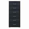 Mobile 3/4/5/6/8 Drawers Office Filing Cabinet Metal File Storage Unit w/ Wheels