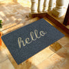 Home Front Polyester Doormat Entrance Non-Slip Floor Welcome Guest Mats Decor
