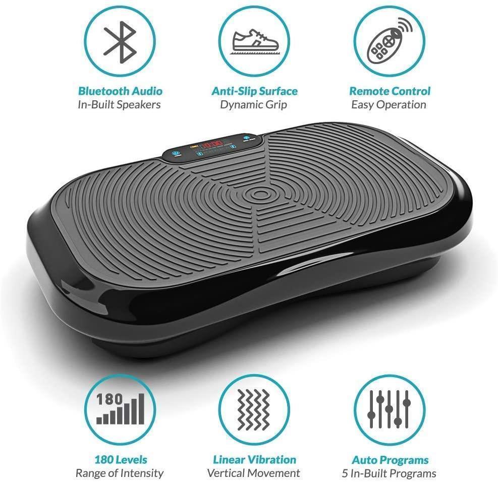 Vibration Plate Machine Cardio Oscillating Power Body Fitness Bluetooth Music
