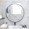 Large Round/Oval/Rectangle Mirror Industrial Style Wall Mounted Bathroom Bedroom