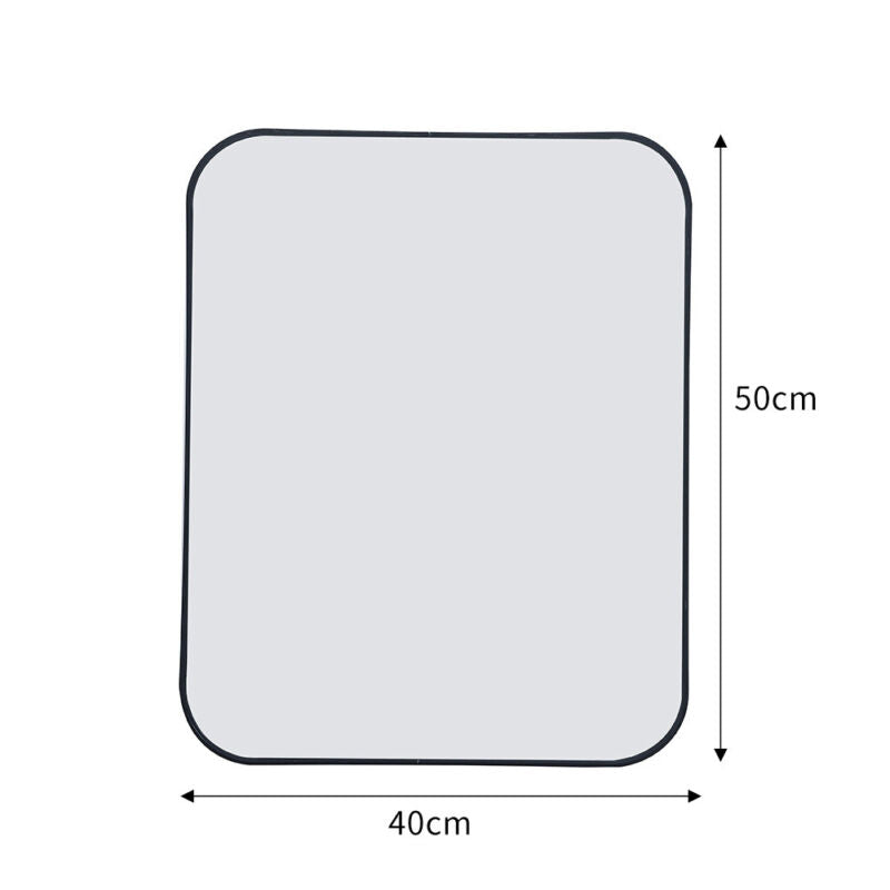 Rectangle Gold Glass Wall Mirror Metal Frame Vanity Makeup Shaving Bathroom Deco