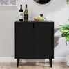 4 Door Sideboard Storage Cupboard Buffet Cabinet with Shelf Living Room TV Stand