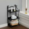 3/5 Tiers Metal Flower Pot Plant Stand Bookshelf Display Storage Corner Shelves
