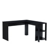 L-shaped Computer Desk Corner PC Table Workstation Home Office Study w/ Shelves