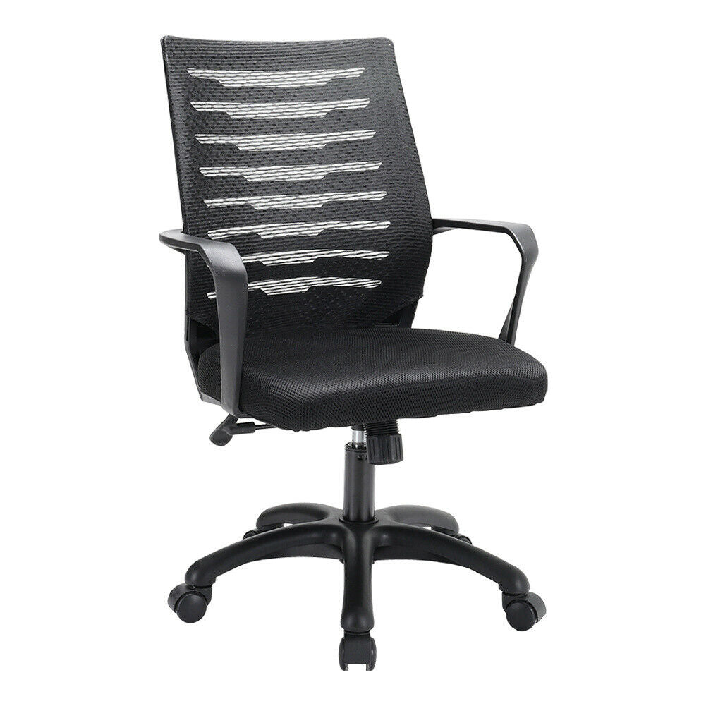 89-98cm Office Chair Mesh Fabric Swivel Desk Chair Home Study Chair with Wheels