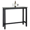 Bar Table Kitchen Counter Breakfast Desk Pub Cafe Dining High Table 120x40x100cm