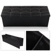 Folding Ottoman Storage Box Pouffe Seat Stool Home Chair Footstool Storage Bench