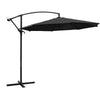 3M Banana Cantilever Umbrella Garden Parasol Sun Shade Patio Hanging Tilt Crank