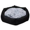 Durable Hexagon Dog Bed Orthopaedic Pet Warm Basket & Super Soft Plush Interior