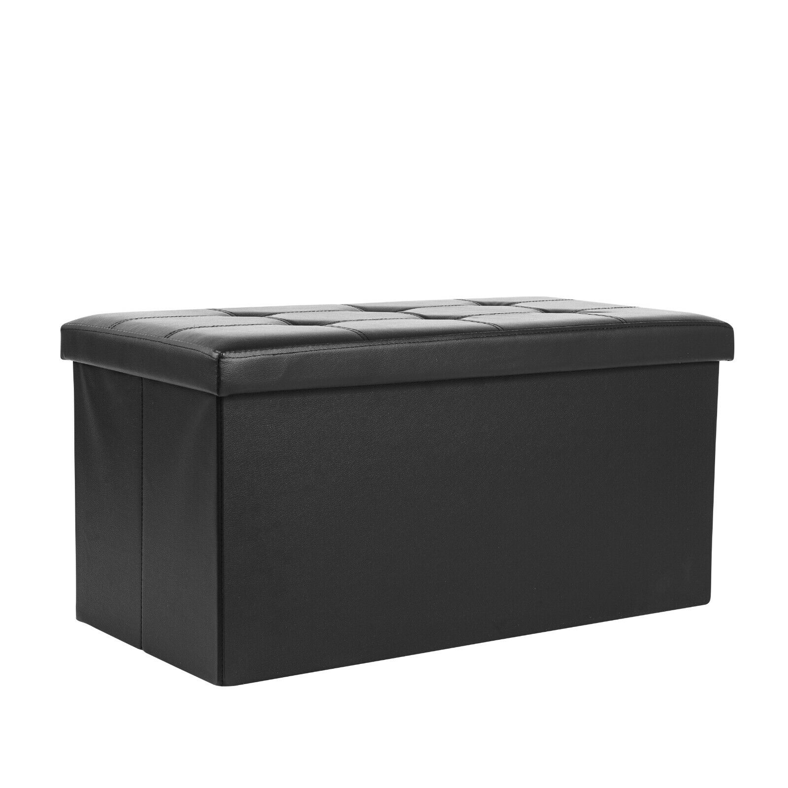 Ottoman Storage Seat Stool Trunk Toy Chest Bedding or Blanket Box Folding Bench