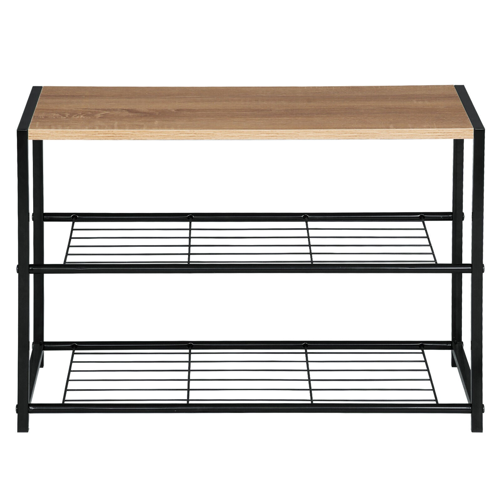 3 Tier Shoe Rack Bench Organiser Stand Storage Shelving Seat Unit Home Hallway