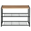 3 Tier Shoe Rack Bench Organiser Stand Storage Shelving Seat Unit Home Hallway