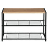 Shoe Bench 3 Tier Shoes Storage Rack Shelf Cabinet Organizer Seat Hallway Home