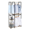 Clothes Rail Rack Garment Dress Coat Hanging Display Stand Storage Metal Shelf