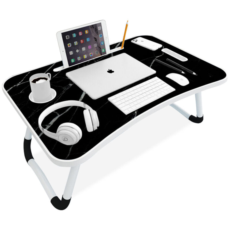 Folding Computer Desk Foldable PC Laptop Table Stand Home Office Study Writing