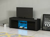 Modern TV Unit Cabinet Stand Sideboard Matt body & High Gloss Doors FREE LED