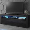 TV Unit 160cm Modern Cabinet Stand Sideboard High Gloss/Matt Doors With Free LED
