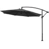 3M Banana Cantilever Umbrella Garden Parasol Sun Shade Patio Hanging Tilt Crank