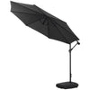 Sun Parasol Garden Sun Shade Umbrella Patio Outdoor Banana Parasol with Base Kit