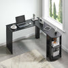 Computer Desk L-shaped Home Office Desks Shelf Large PC Workstation Corner Table