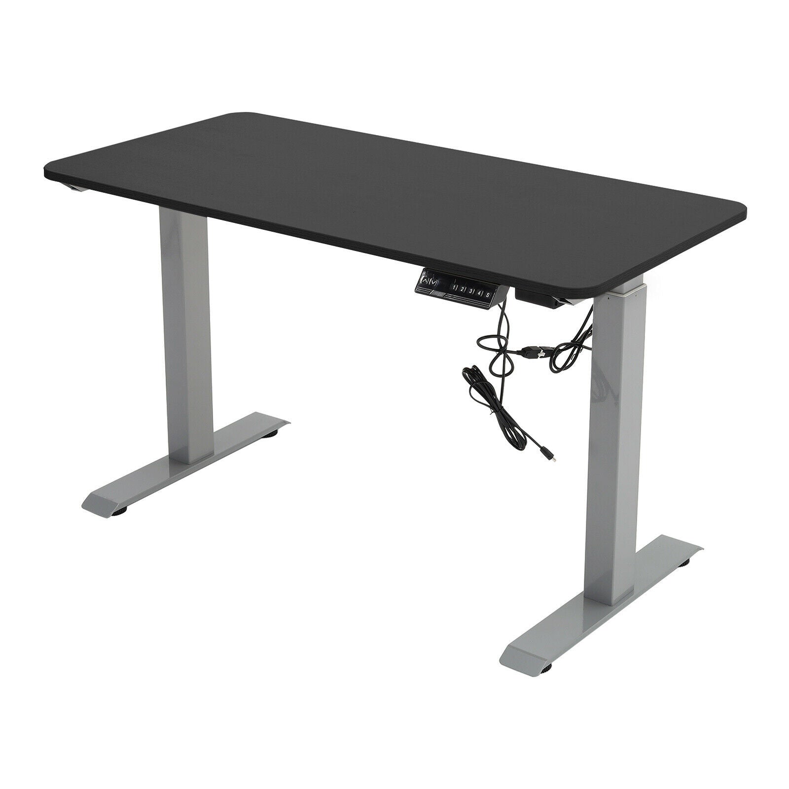 Electric Standing Desk Motor Height Adjustable Sit Stand Workstation Frame/Top