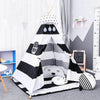 New 65" Large Canvas Kids Teepee Tent Indian Wigwam Child Play House Gift