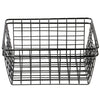2pcs Iron Storage Basket Metal Wire Mesh Basketry Bathroom kitchen Tray Desk UK