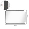 Horizontal Rectangular Wall Mirror Industrial Living room Bathroom Hallway 60cm