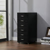 6 Drawer Locking Office Filing Cabinet w/Wheels Rolling Storage Nightstand Table