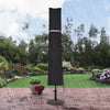Mondeer 2.7M/3M Garden Parasol Tilt Sun Shade Umbrella 32 LED Light Hand Crank