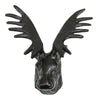 Ornamental Moose Head - Hanging Wall Mounted Deer Antler For Home Lounge Decor