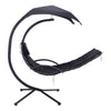 Hanging Swing Garden Hammock Lounger Outdoor Patio Sun Shade with Steel Stand UK