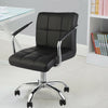 Office Desk Chair Ergonomic Task Chair Swivel Seat Flip-up Arms Lumbar Support