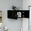 Wall Mounted Cabinet Floating Wall Shelf Storage Unit Cupboard 2 Doors White