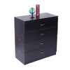 Modern Chest of Drawers Bedside Table Cabinet 4 Drawer Bedroom Storage Wood UK