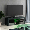 Eclipse LED TV Stand Cabinet Unit 2 Door MDF Matte Gloss Modern Entertainment