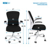 Office Chair Adjustable Swivel Computer Desk Rocker Padded Flip-up Armrests
