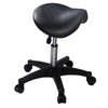 Leather Swivel Hydraulic Saddle Stool Adjustable Lift Bar for Spa Salon 2 Color