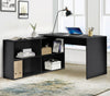 L-Shaped Computer Desk Corner W/ Shelves Workstation Home Office PC Study Table