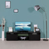 Modern TV Unit Cabinet Stand High Gloss Doors 160cm with LED Lights Drawers
