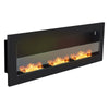 Bio Ethanol Fireplace Real Fire Frame 2/3 Burner Wall/Insert w Protective Glass