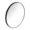 Wall Mounted Vanity Mirror 50cm Round Circle Metal Frame Bathroom Bedroom Mirror