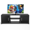 TV Cabinet TV Stand Media Entertainment Unit with 2 Doors 2 Shelves Wooden
