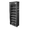 Shoe Rack Storage Organiser Cabinet Stand 20 Pairs Dustproof Black Brown Grey