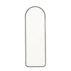120cm Tall Full Length Wall Mirror Cloakroom Dressing Arched Metal Frame Mirror