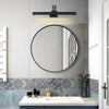 Round Wall Mirror for Bathroom Bedroom with Black/Gold Frame Wall Mounted